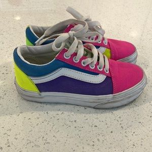 Kids Vans multicolor shoes